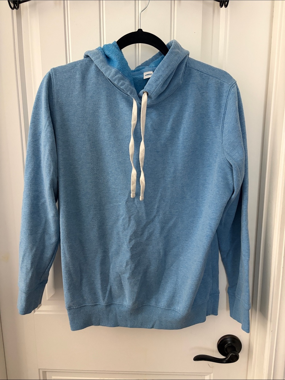 Women’s Light Blue Hooded Pullover Hoodie